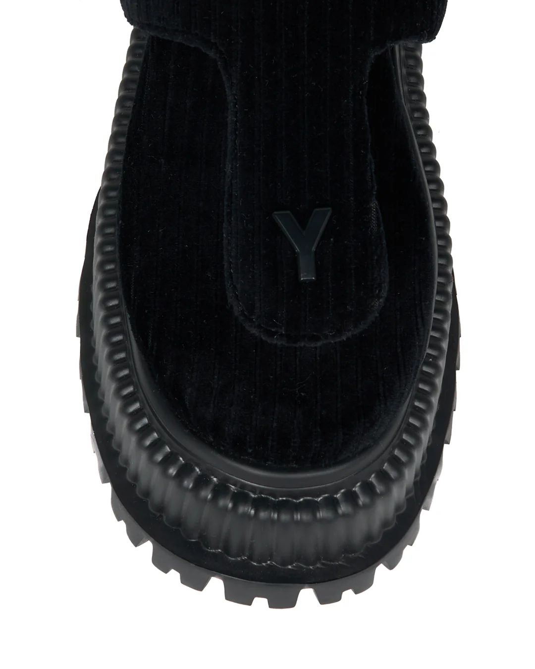 EBONY PLATFORM TONGS SANDALS - Image 5