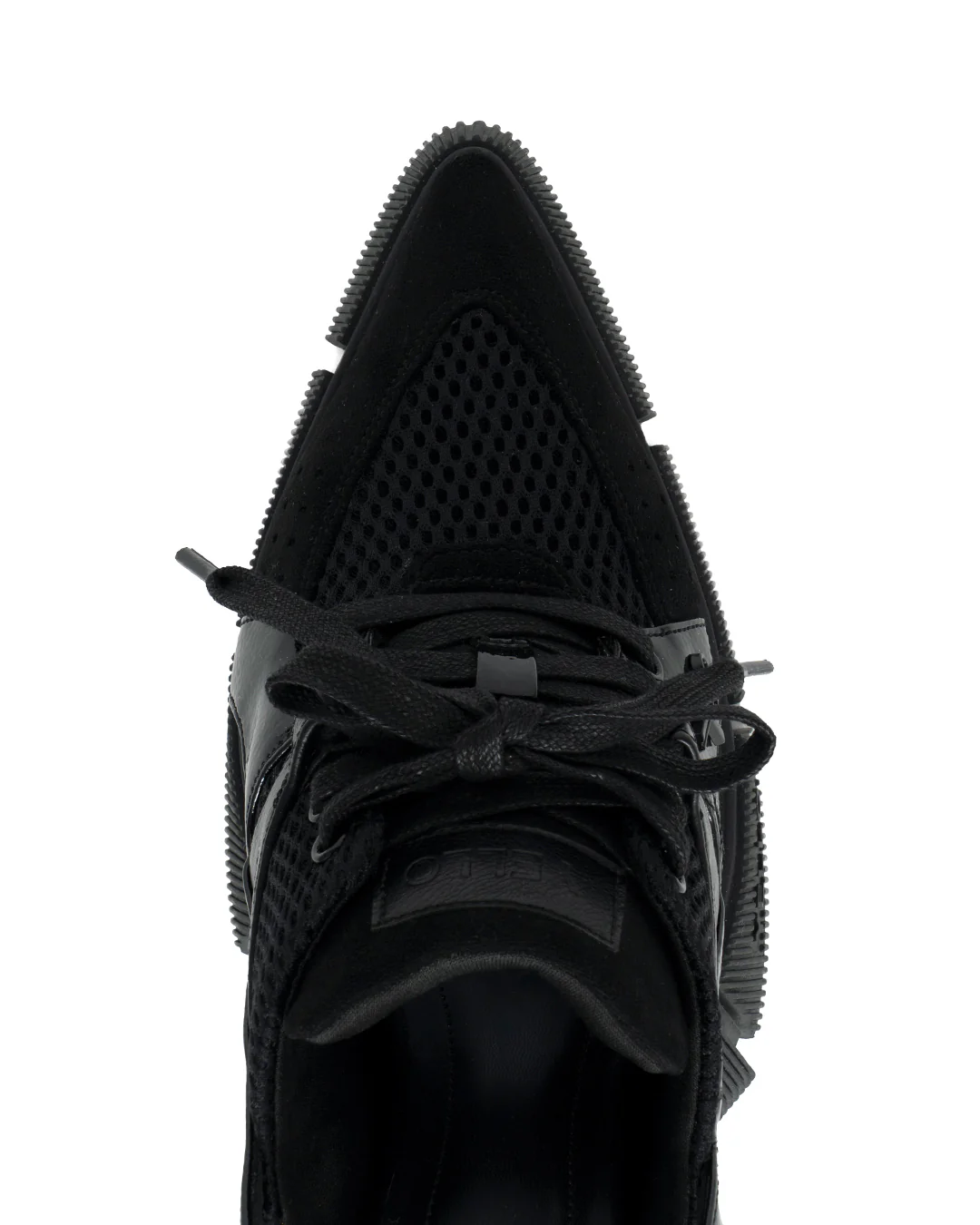 JET BLACK SNEAKER MULES - Image 4