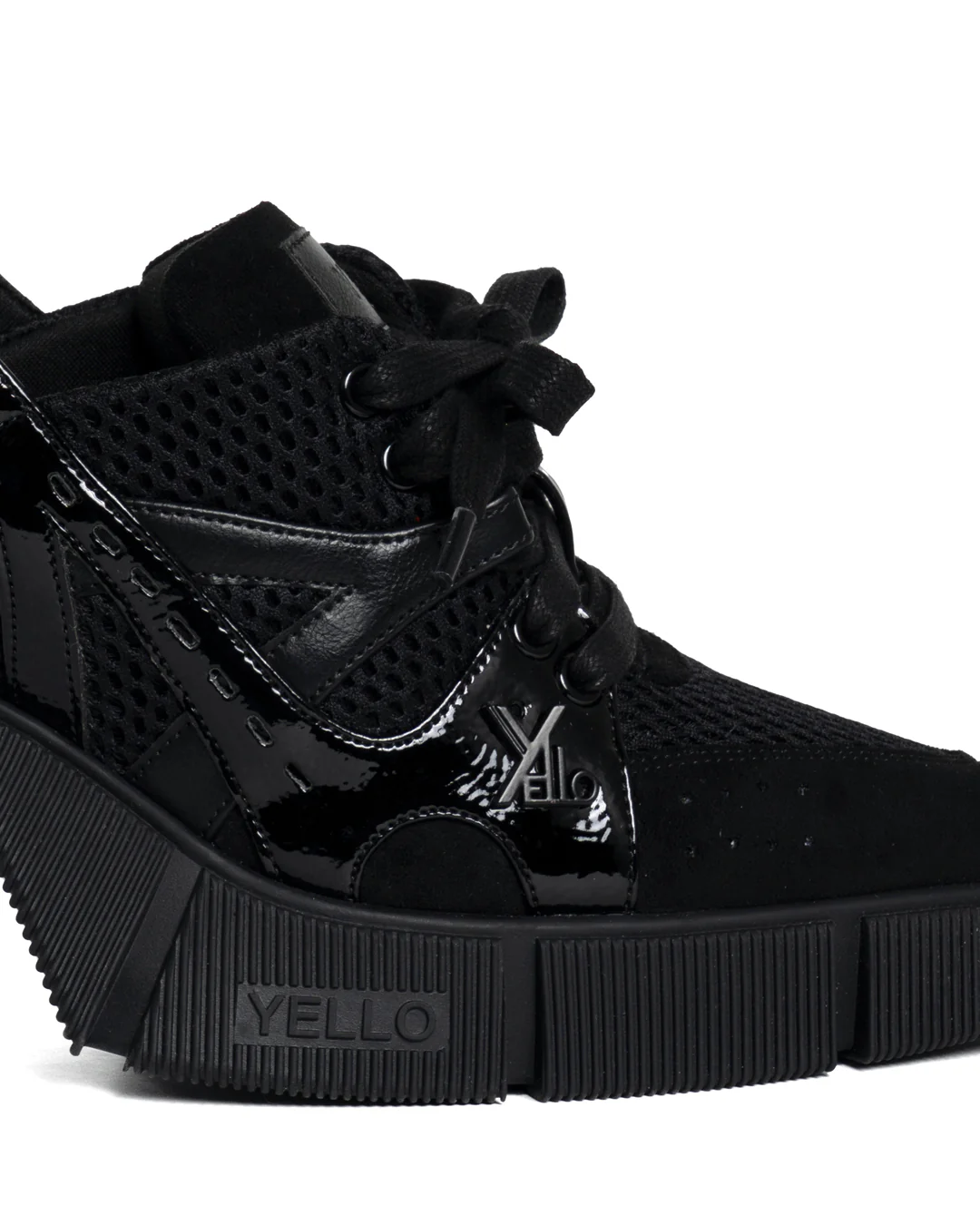 JET BLACK SNEAKER MULES - Image 5