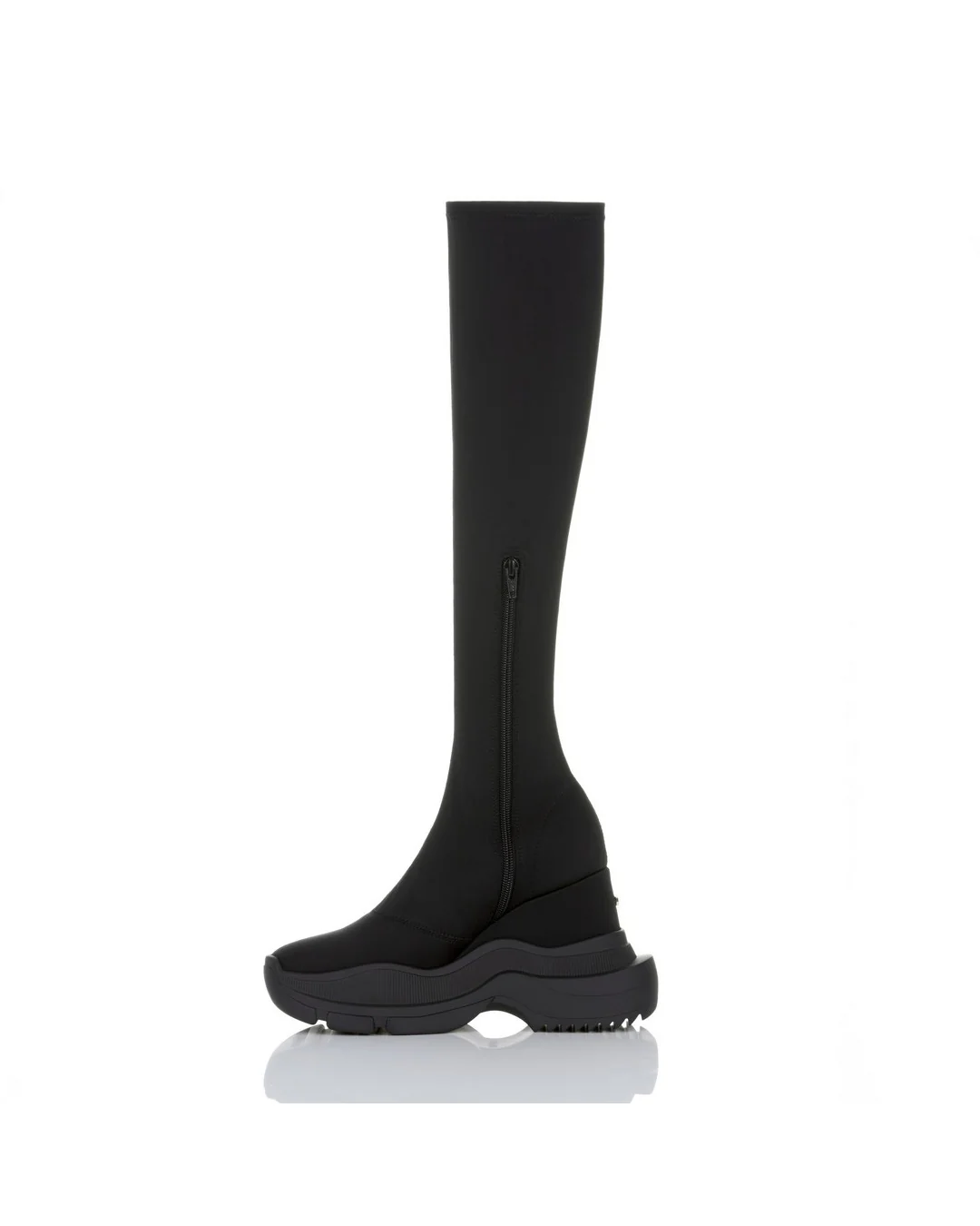 TOKYO BLACK DOUBLE SNEAKER LONG BOOTS 2024 - Image 4
