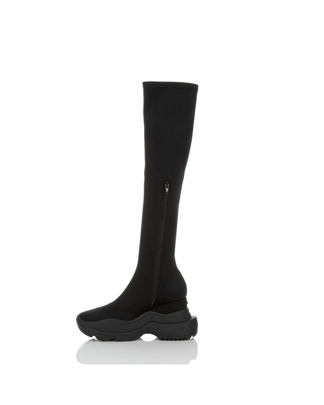 TOKYO BLACK MID SNEAKER LONG BOOTS 2024 - Image 4